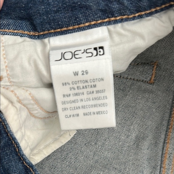 Joe's Jeans Blue Ankle Cropped Denim - Picture 3 of 4
